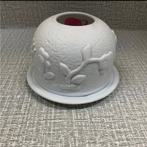 Vintage Dome Fairy Light Lithophane Porcelain Hand Painted - Picture 4 of 12